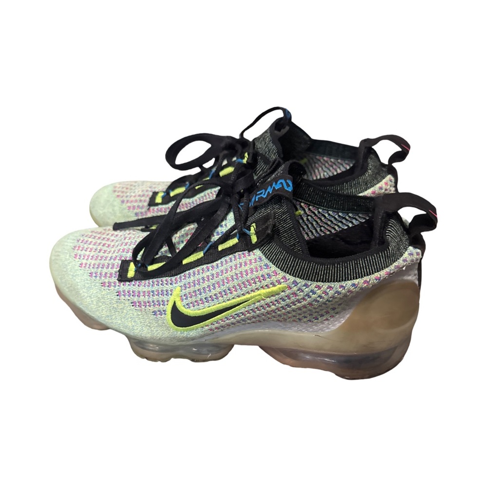 NIKE AIR VaporMax 2021 Flyknit Next Nature Volt Photo 6.5Y (8W)